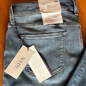 NYDJ Straight Leg Jeans - woman’s 16